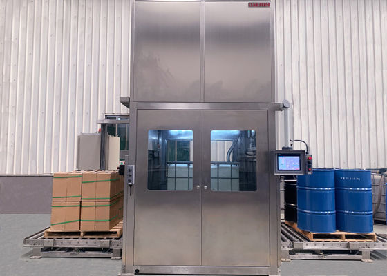 200L/IBC Visual Positioning Auto Pallet Filling Machine