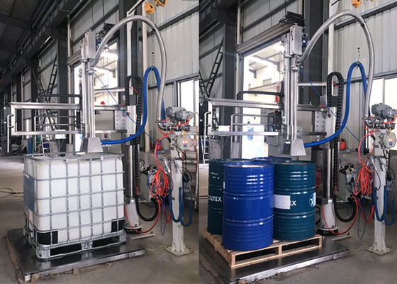 25L/60L/200L/IBC Semi Auto Ex-Proof Liquid Pallet Filling Machine