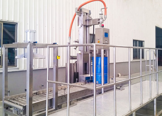 200L Semi Auto Ice Juice Filling Machine With Driven Conveyor