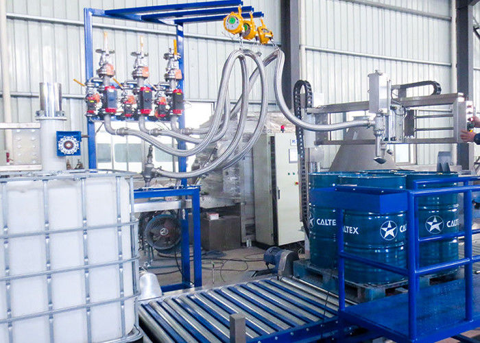 25L/60L/200L/IBC Filling Nozzle Replaceable Semi Auto Liquid  Pallet  Filling Machine