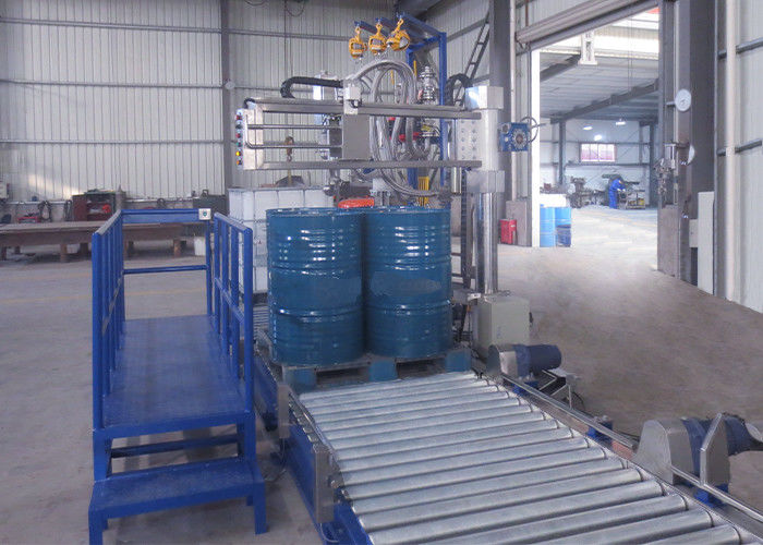 25L/60L/200L/IBC Semi Auto Liquid  Pallet  Filling Machine With Roller Driven Conveyor